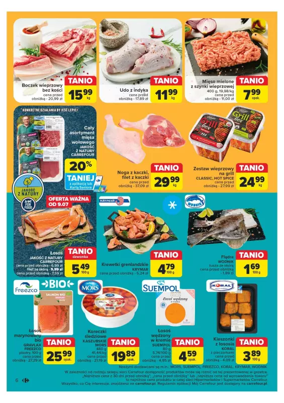 Carrefour - gazetka promocyjna Gazetka Superoferty tygodnia od poniedziałku 08.07 do soboty 13.07 - strona 6