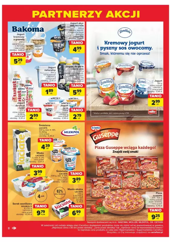 Carrefour - gazetka promocyjna Gazetka Carrefour Partnerzy akcji od wtorku 09.07 do soboty 20.07 - strona 8