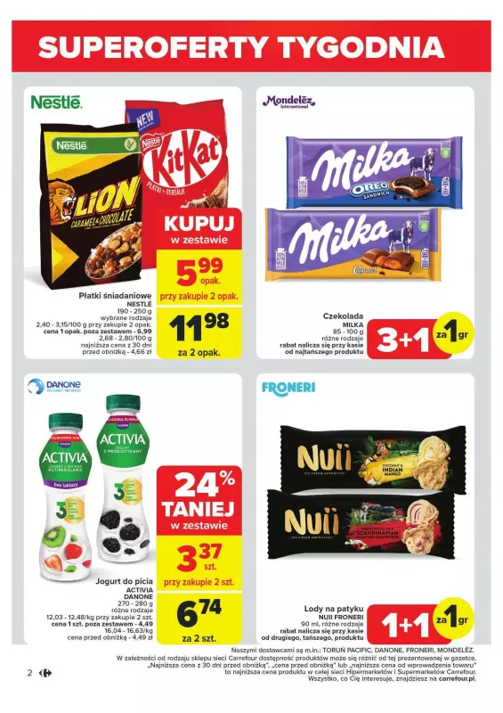 Carrefour - gazetka promocyjna Gazetka Superoferty tygodnia od poniedziałku 29.07 do soboty 03.08 - strona 3