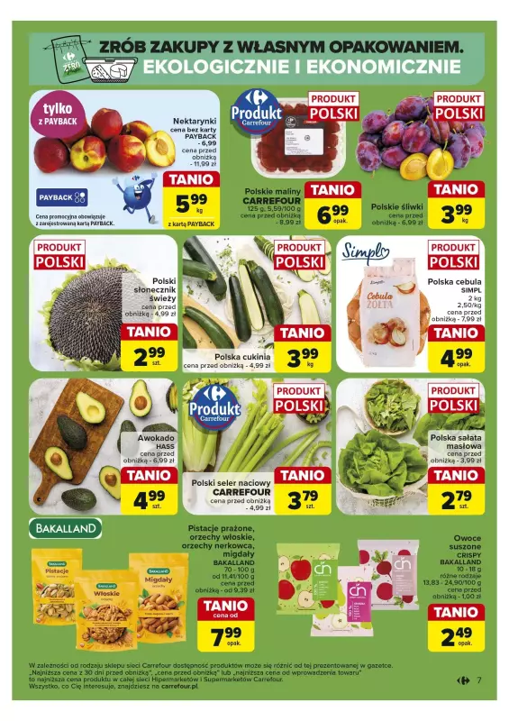 Carrefour - gazetka promocyjna Gazetka Superoferty tygodnia od poniedziałku 19.08 do niedzieli 25.08 - strona 7