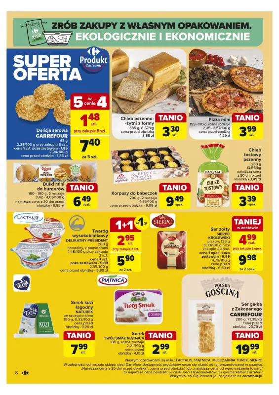 Carrefour - gazetka promocyjna Gazetka Superoferty tygodnia od poniedziałku 19.08 do niedzieli 25.08 - strona 8