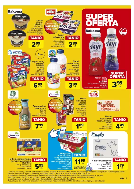 Carrefour - gazetka promocyjna Gazetka Superoferty tygodnia od poniedziałku 19.08 do niedzieli 25.08 - strona 11