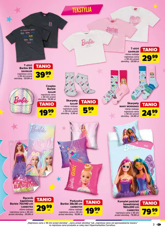 Carrefour - gazetka promocyjna Urodziny Barbie! od wtorku 20.08 do środy 23.10 - strona 3