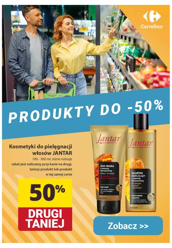 Carrefour - gazetka promocyjna Produkty do -50% od środy 11.09 do soboty 14.09