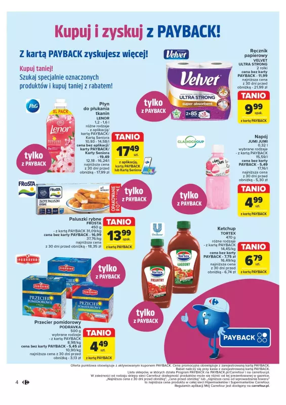 Carrefour - gazetka promocyjna Gazetka Carrefour od wtorku 17.09 do soboty 21.09 - strona 4