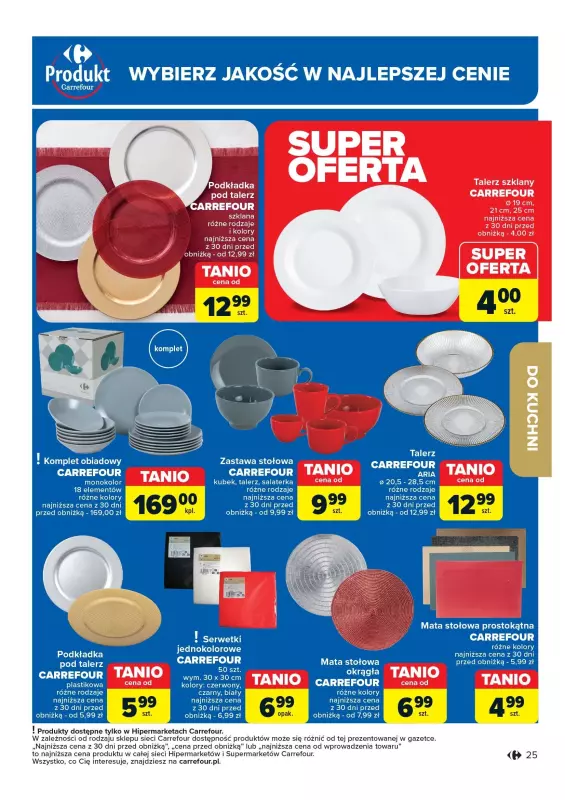 Carrefour - gazetka promocyjna Gazetka Produkt Carrefour od wtorku 17.09 do soboty 28.09 - strona 25