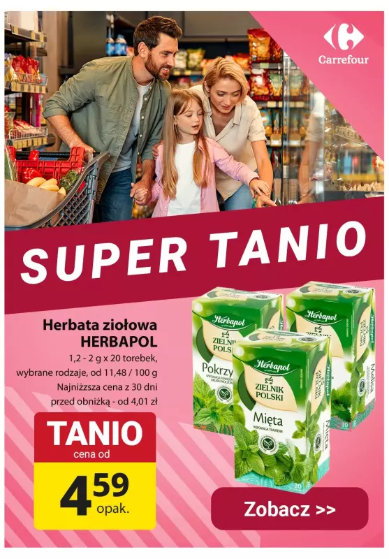 Carrefour - gazetka promocyjna Super TANIO! od środy 18.09 do soboty 21.09