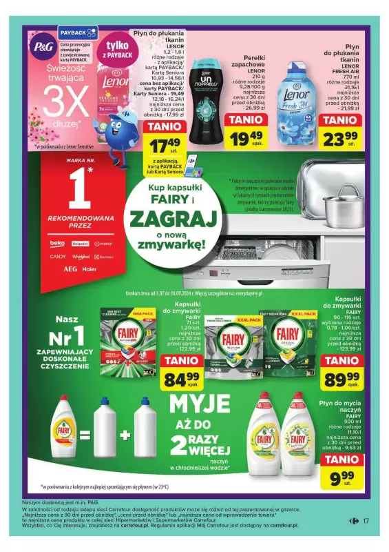 Carrefour - gazetka promocyjna Gazetka Carrefour od wtorku 24.09 do soboty 28.09 - strona 17