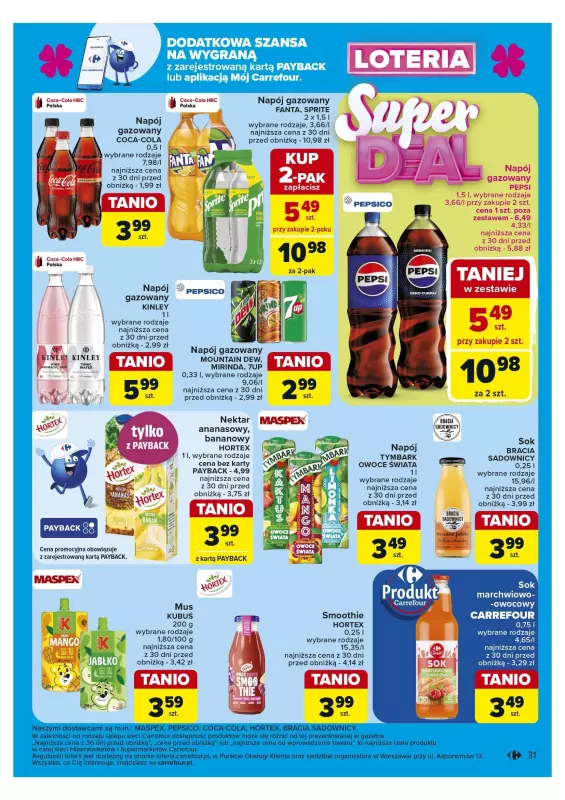 Carrefour - gazetka promocyjna Gazetka Carrefour od poniedziałku 14.10 do soboty 19.10 - strona 31