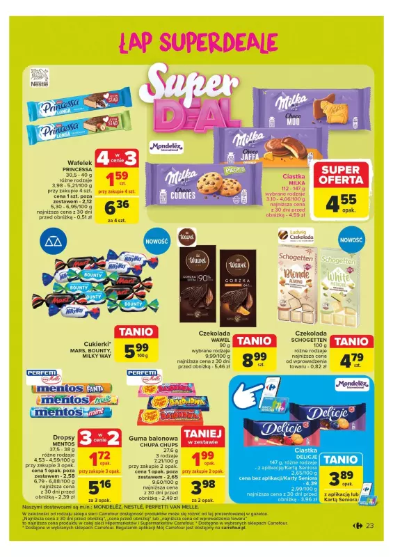 Carrefour - gazetka promocyjna Gazetka Carrefour od poniedziałku 21.10 do soboty 26.10 - strona 23