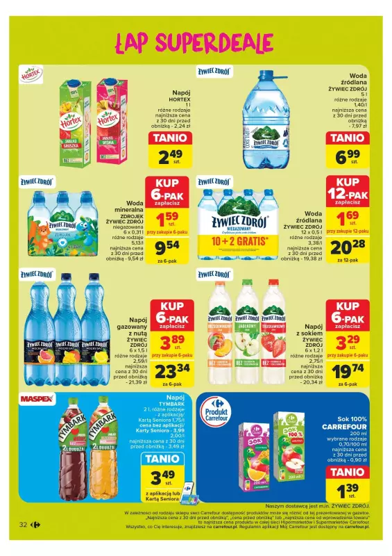 Carrefour - gazetka promocyjna Gazetka Carrefour od poniedziałku 21.10 do soboty 26.10 - strona 32