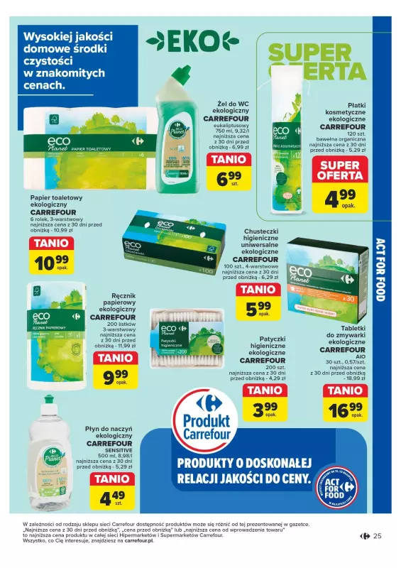 Carrefour - gazetka promocyjna Rozsmakuj się z ACT FOR FOOD od wtorku 22.10 do soboty 02.11 - strona 25