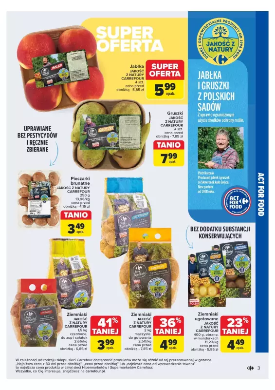 Carrefour - gazetka promocyjna Rozsmakuj się z ACT FOR FOOD od wtorku 22.10 do soboty 02.11 - strona 3