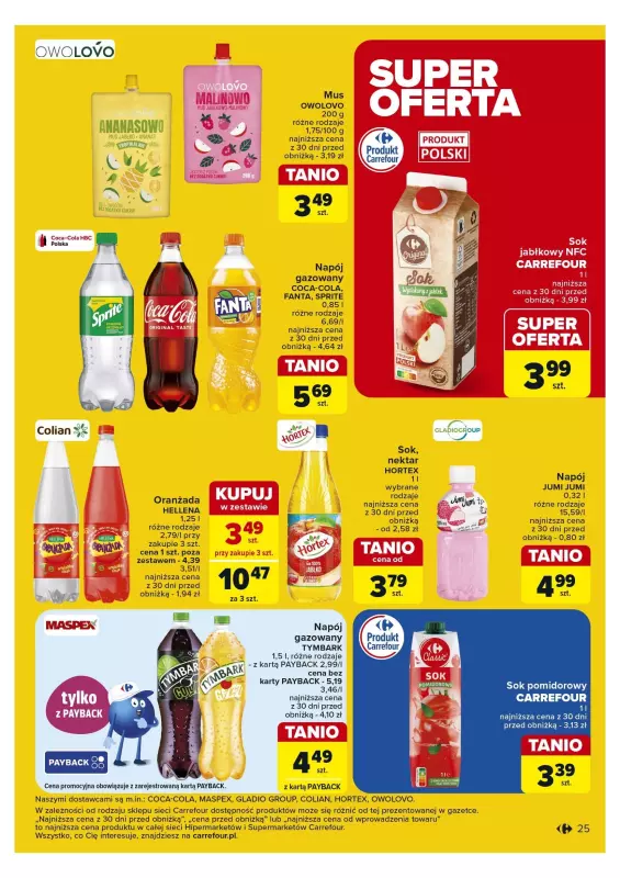 Carrefour - gazetka promocyjna Gazetka Carrefour od poniedziałku 28.10 do soboty 02.11 - strona 25