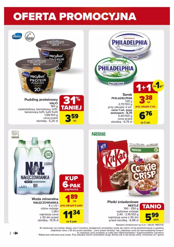 Carrefour - gazetka promocyjna Gazetka Carrefour od poniedziałku 28.10 do soboty 02.11 - strona 2