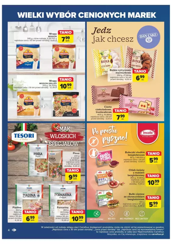 Carrefour - gazetka promocyjna Gazetka cenione marki od wtorku 29.10 do soboty 09.11 - strona 4