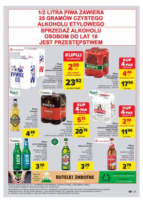 Carrefour - gazetka promocyjna Gazetka Carrefour od poniedziałku 04.11 do soboty 09.11 - strona 29