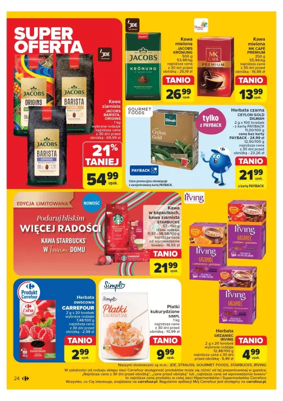 Carrefour - gazetka promocyjna Gazetka Carrefour od poniedziałku 04.11 do soboty 09.11 - strona 24