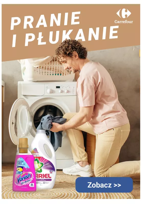 Carrefour - gazetka promocyjna Produkty do PRANIA i PŁUKANIA do 48% TANIEJ od wtorku 05.11 do soboty 09.11