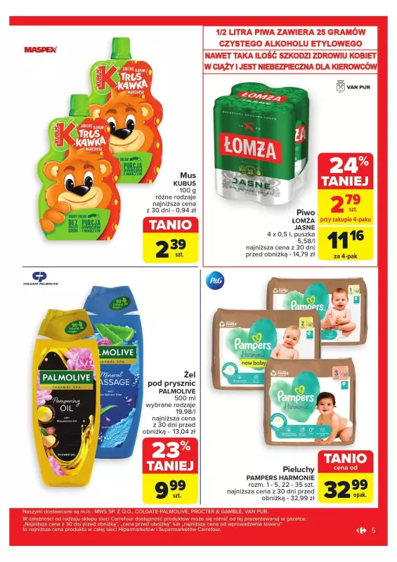 Carrefour - gazetka promocyjna Gazetka Łap okazje od czwartku 07.11 do soboty 09.11 - strona 5