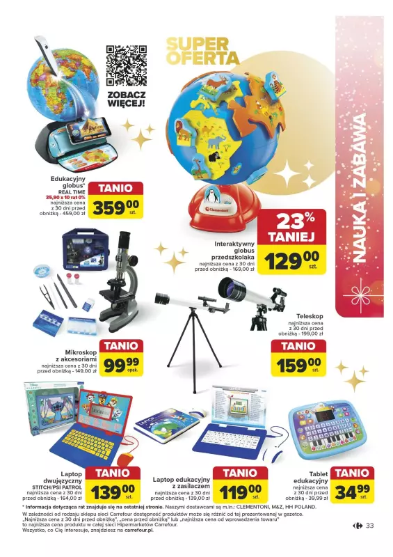 Carrefour - gazetka promocyjna Katalog Zabawek od wtorku 05.11 do wtorku 24.12 - strona 33