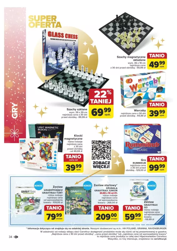 Carrefour - gazetka promocyjna Katalog Zabawek od wtorku 05.11 do wtorku 24.12 - strona 34