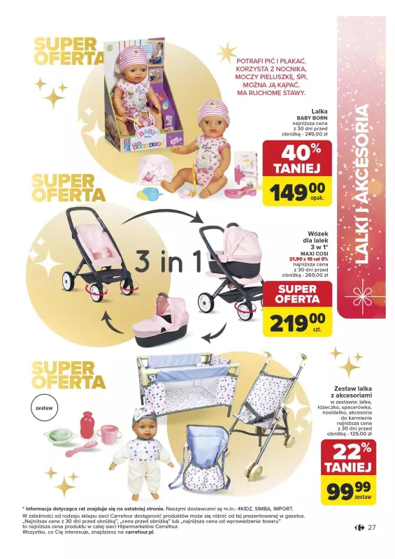 Carrefour - gazetka promocyjna Katalog Zabawek od wtorku 05.11 do wtorku 24.12 - strona 27