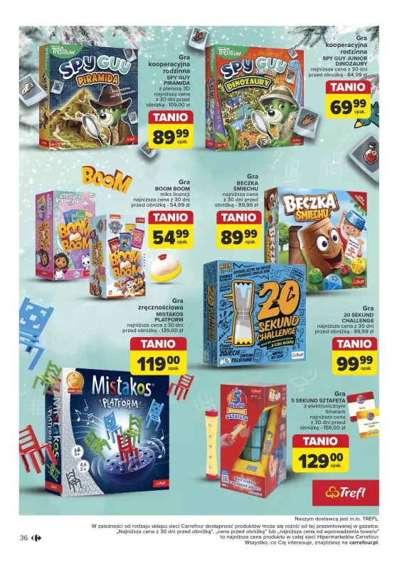 Carrefour - gazetka promocyjna Katalog Zabawek od wtorku 05.11 do wtorku 24.12 - strona 36