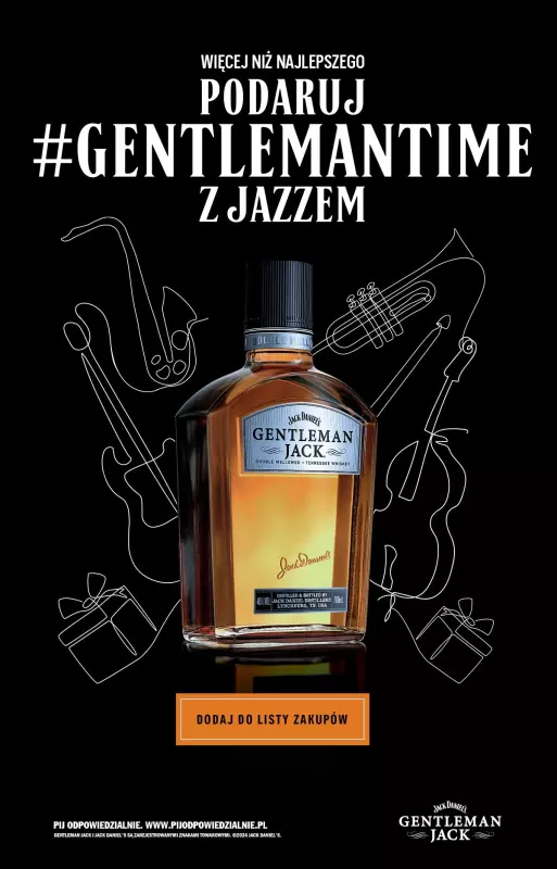 Carrefour - gazetka promocyjna Jazzowy klimat z Gentleman Jack! od poniedziałku 04.11 do soboty 30.11