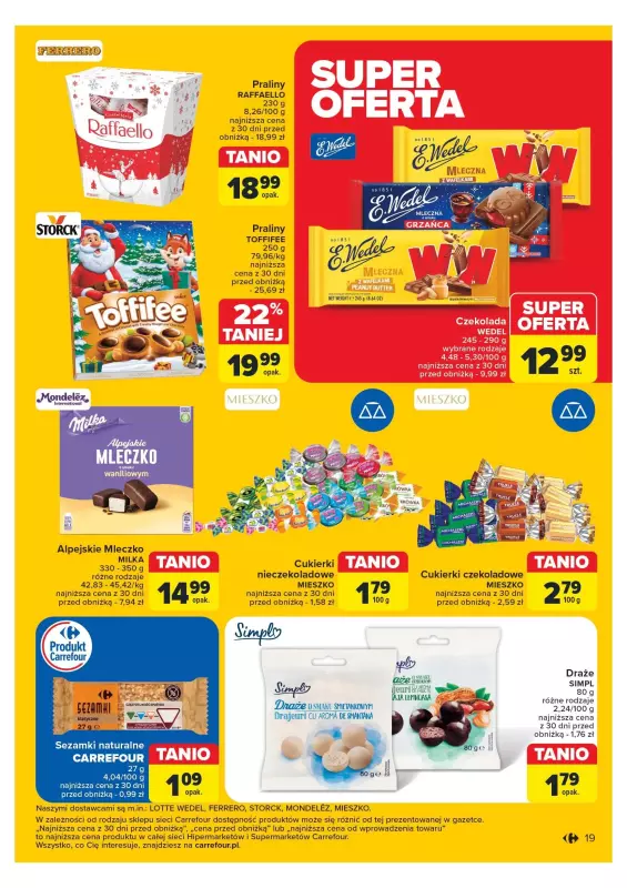 Carrefour - gazetka promocyjna Gazetka Carrefour od poniedziałku 18.11 do soboty 23.11 - strona 19