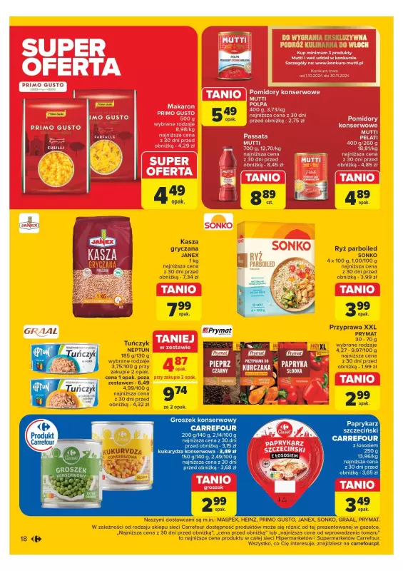 Carrefour - gazetka promocyjna Gazetka Carrefour od poniedziałku 18.11 do soboty 23.11 - strona 18