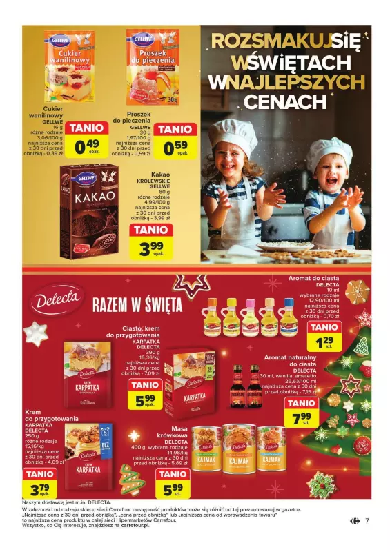 Carrefour - gazetka promocyjna Gazetka Świąteczne wypieki w wyjątkowych cenach od wtorku 19.11 do soboty 07.12 - strona 7