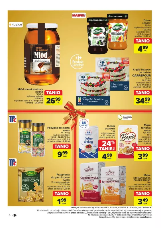 Carrefour - gazetka promocyjna Gazetka Świąteczne wypieki w wyjątkowych cenach od wtorku 19.11 do soboty 07.12 - strona 6