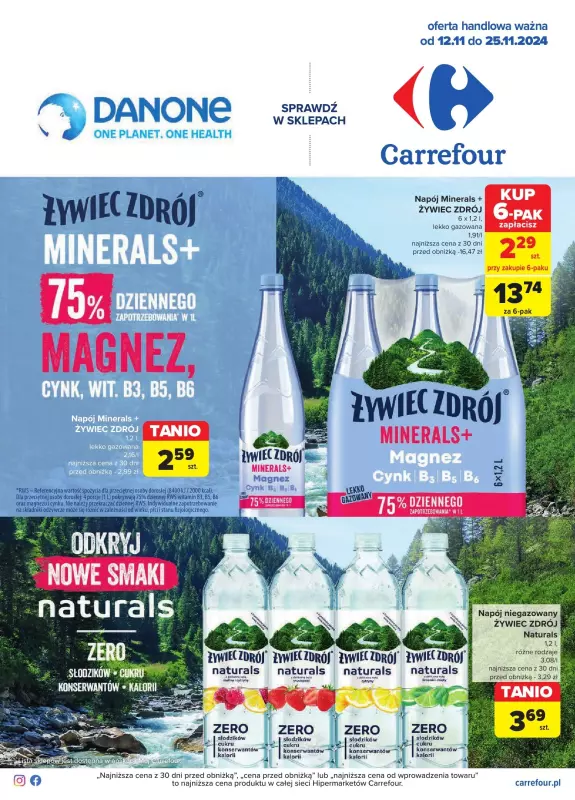 Carrefour - gazetka promocyjna Gazetka Odkryj nowe smaki od wtorku 19.11 do poniedziałku 25.11