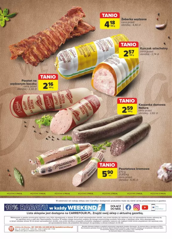 Carrefour - gazetka promocyjna Gazetka Wyśmienite wędliny od wtorku 19.11 do niedzieli 24.11 - strona 2