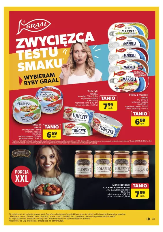 Carrefour - gazetka promocyjna Gazetka Carrefour od poniedziałku 25.11 do soboty 30.11 - strona 41