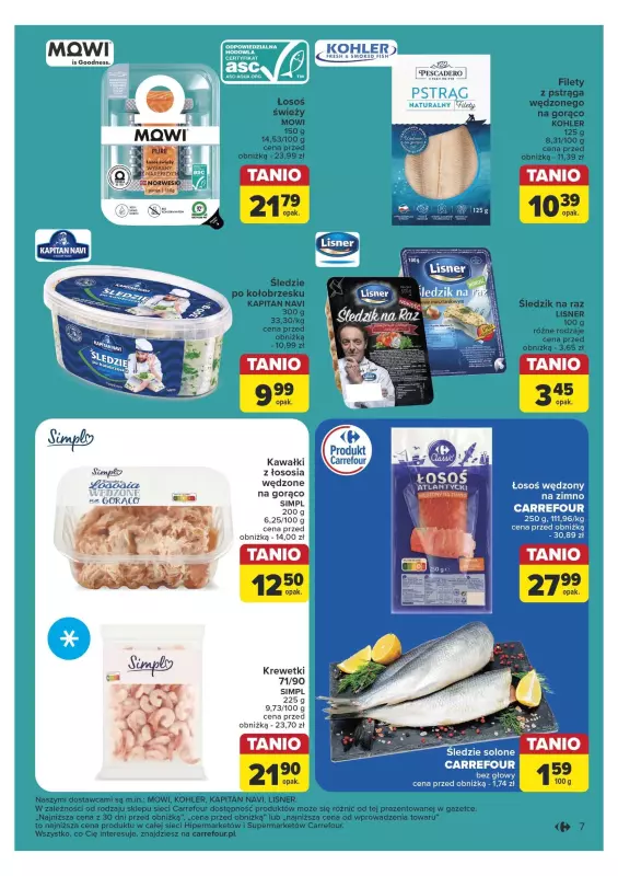 Carrefour - gazetka promocyjna Gazetka Carrefour od poniedziałku 25.11 do soboty 30.11 - strona 7