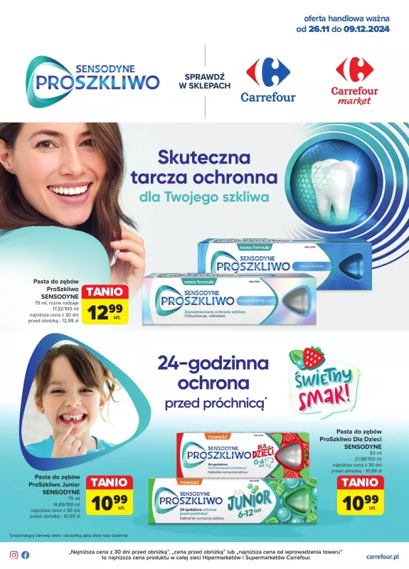 Carrefour - gazetka promocyjna Skuteczna tarcza ochronna  dla Twojego szkliwa od wtorku 26.11 do poniedziałku 09.12