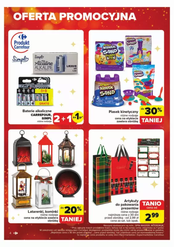 Carrefour - gazetka promocyjna Gazetka Carrefour od poniedziałku 02.12 do soboty 07.12 - strona 4