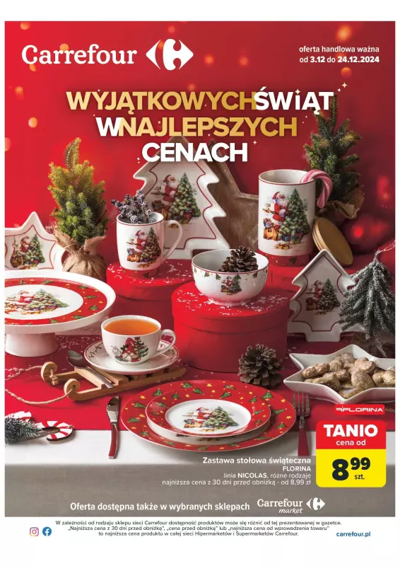 Carrefour - gazetka promocyjna Gazetka Wyjątkowych świąt część 2 od wtorku 03.12 do wtorku 24.12