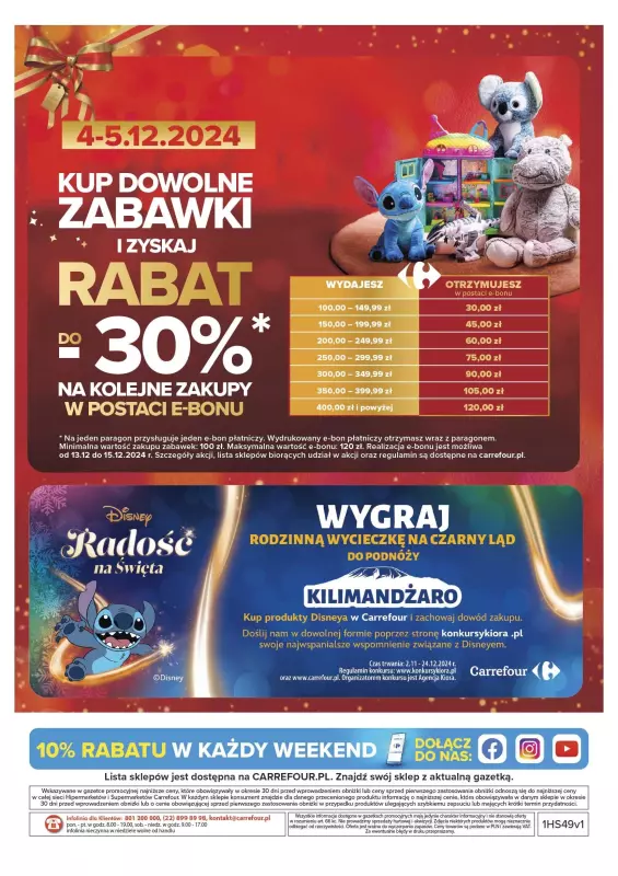 Carrefour - gazetka promocyjna Gazetka Rozsmakuj się w świętach w najlepszych cenach od wtorku 03.12 do wtorku 24.12 - strona 40