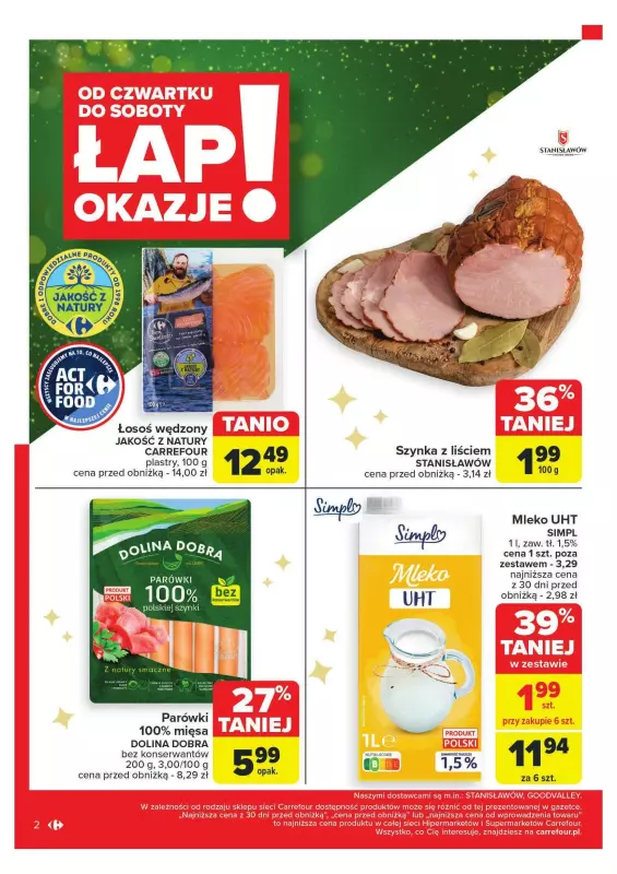 Carrefour - gazetka promocyjna Gazetka Łap okazje! od czwartku 05.12 do soboty 07.12 - strona 2