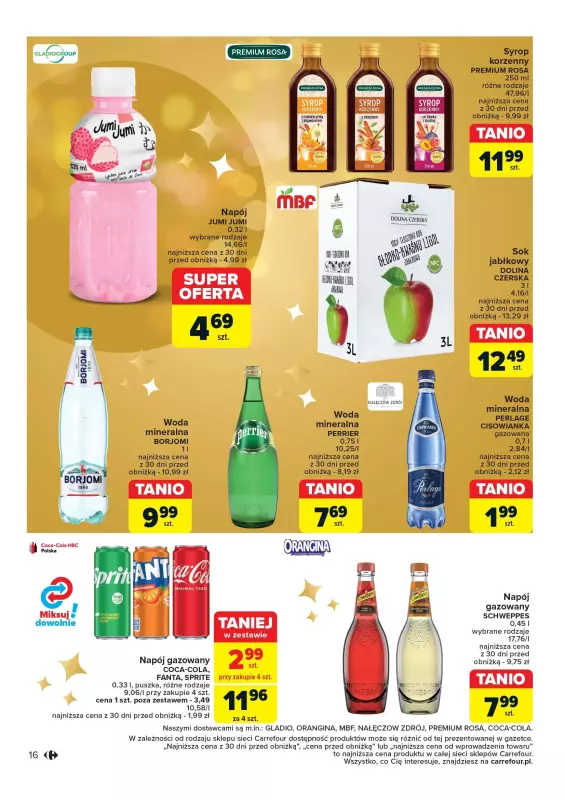 Carrefour - gazetka promocyjna Gazetka Rozsmakuj się w  Świętach w najlepszych cenach od wtorku 03.12 do wtorku 24.12 - strona 16