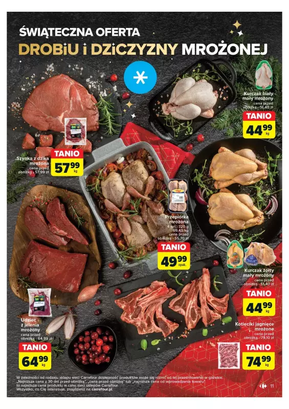 Carrefour - gazetka promocyjna Gazetka Rozsmakuj się w  Świętach w najlepszych cenach od wtorku 03.12 do wtorku 24.12 - strona 11