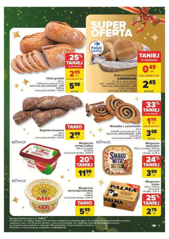 Carrefour - gazetka promocyjna Gazetka Carrefour od poniedziałku 09.12 do niedzieli 15.12 - strona 9