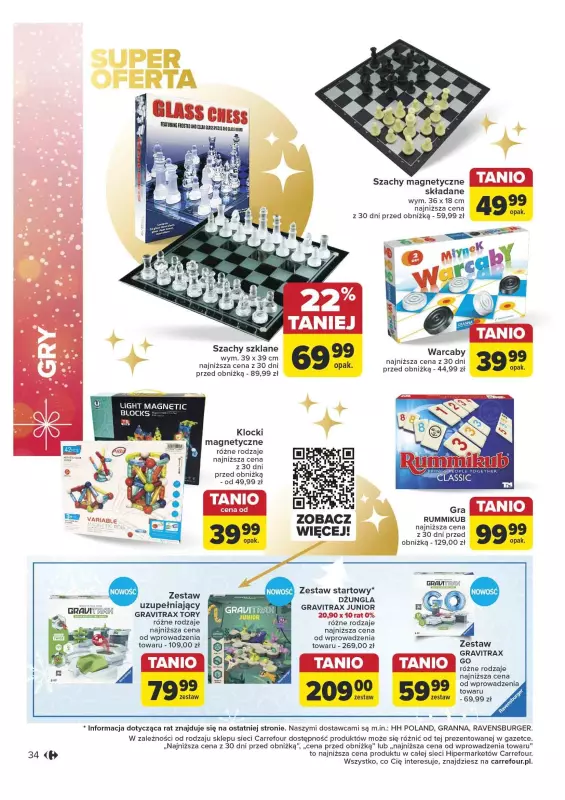 Carrefour - gazetka promocyjna Katalog Zabawek od wtorku 05.11 do wtorku 24.12 - strona 34