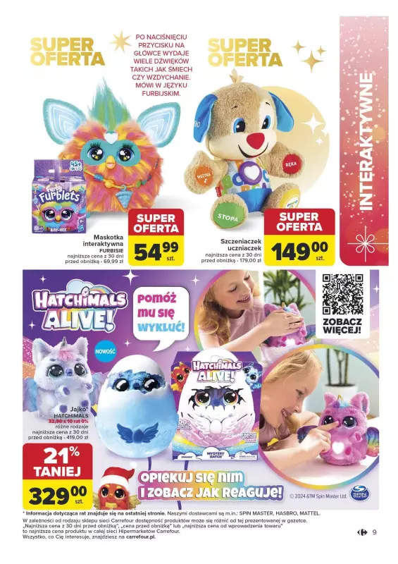 Carrefour - gazetka promocyjna Katalog Zabawek od wtorku 05.11 do wtorku 24.12 - strona 9