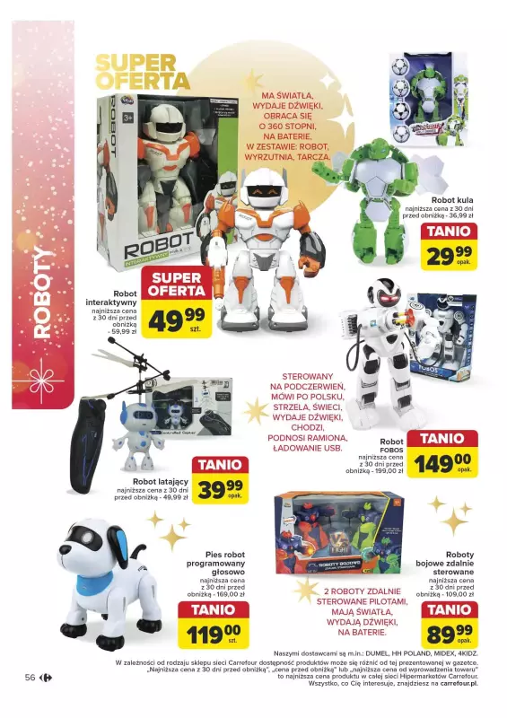 Carrefour - gazetka promocyjna Katalog Zabawek od wtorku 05.11 do wtorku 24.12 - strona 56