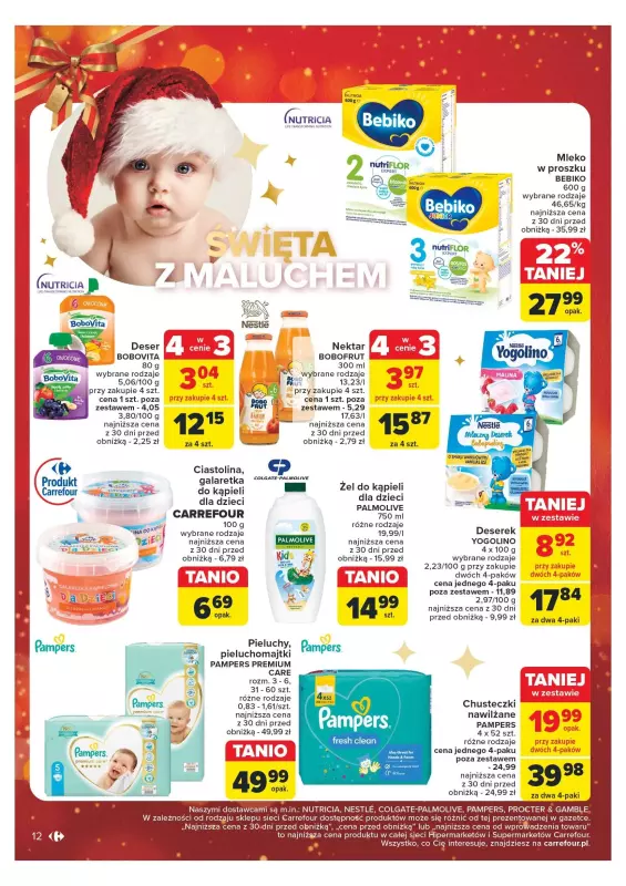 Carrefour - gazetka promocyjna Gazetka Carrefour od poniedziałku 16.12 do wtorku 24.12 - strona 12