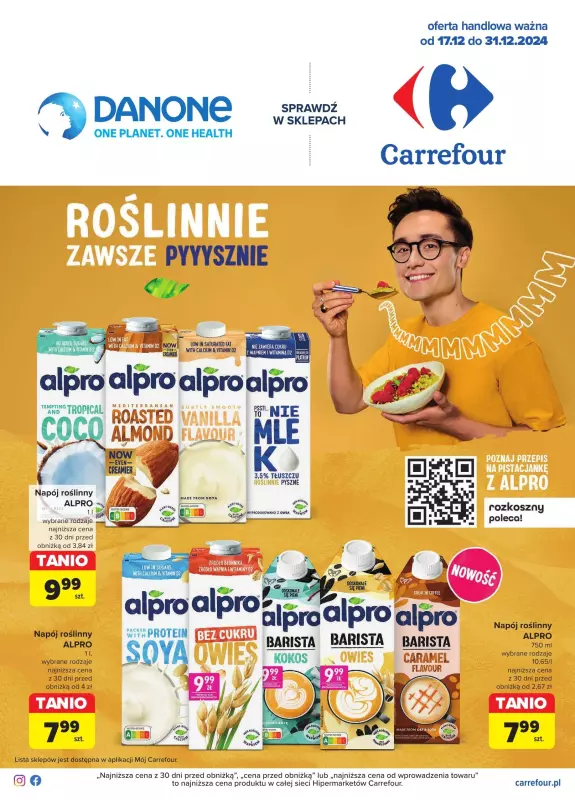 Carrefour - gazetka promocyjna Gazetka Roślinnie zawsze pysznie od wtorku 17.12 do wtorku 31.12